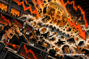 Bitcoin falls sharply and causes a wave of liquidations
