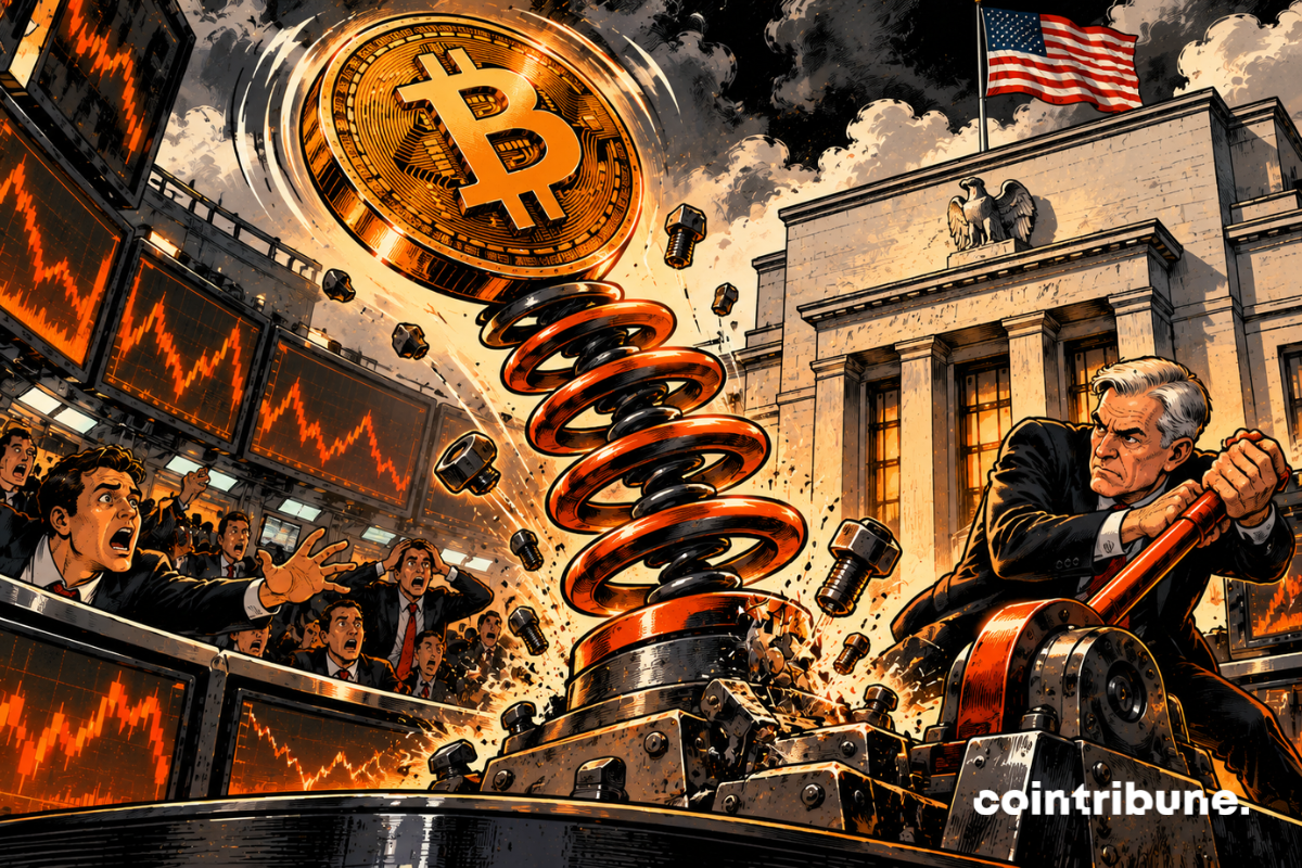 Bitcoin rebound falters because of the Fed