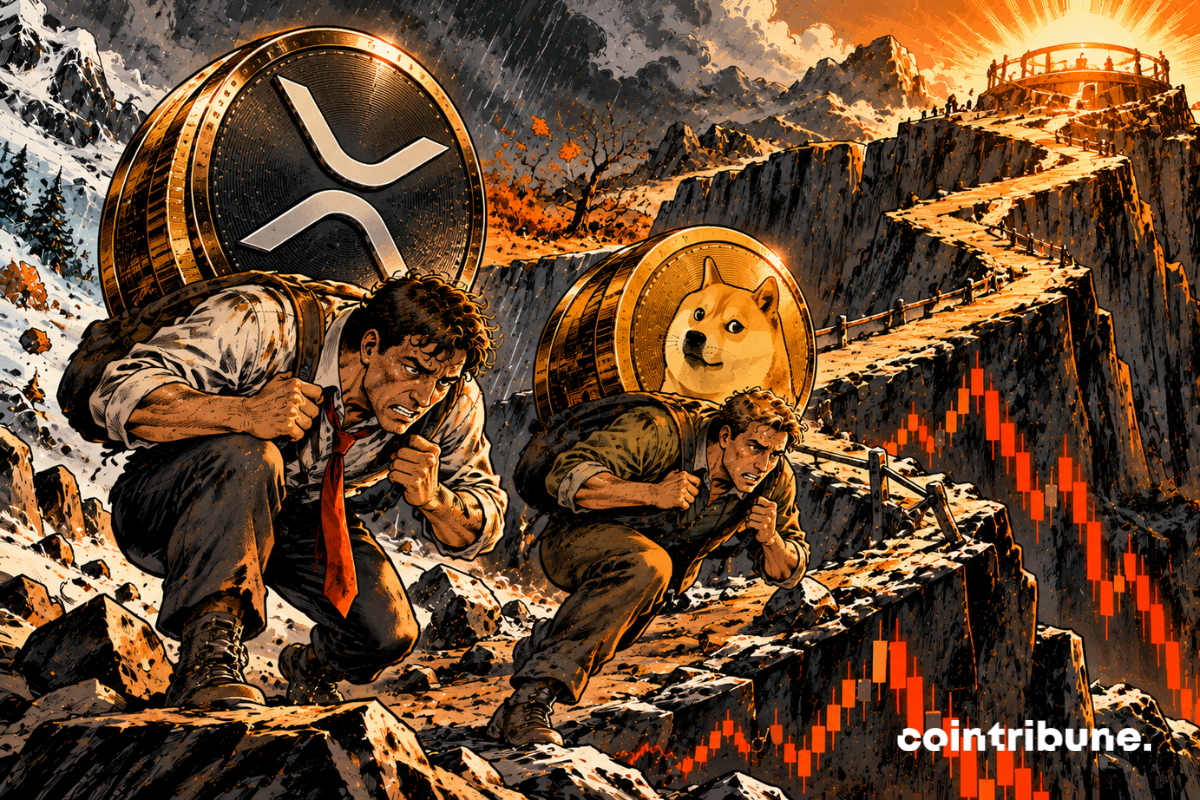 XRP and Dogecoin: Long-term holders remain at a loss