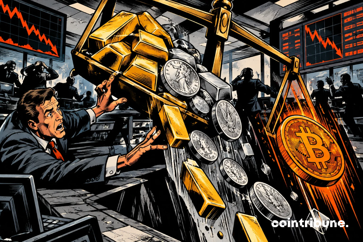 Gold and silver: 1,050 billion dollars erased in one day
