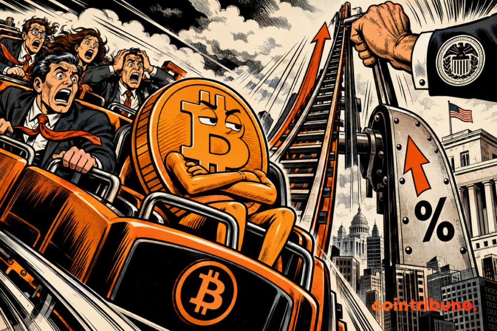Bitcoin remains stable despite the Fed's rate hike, while financial markets move under pressure.