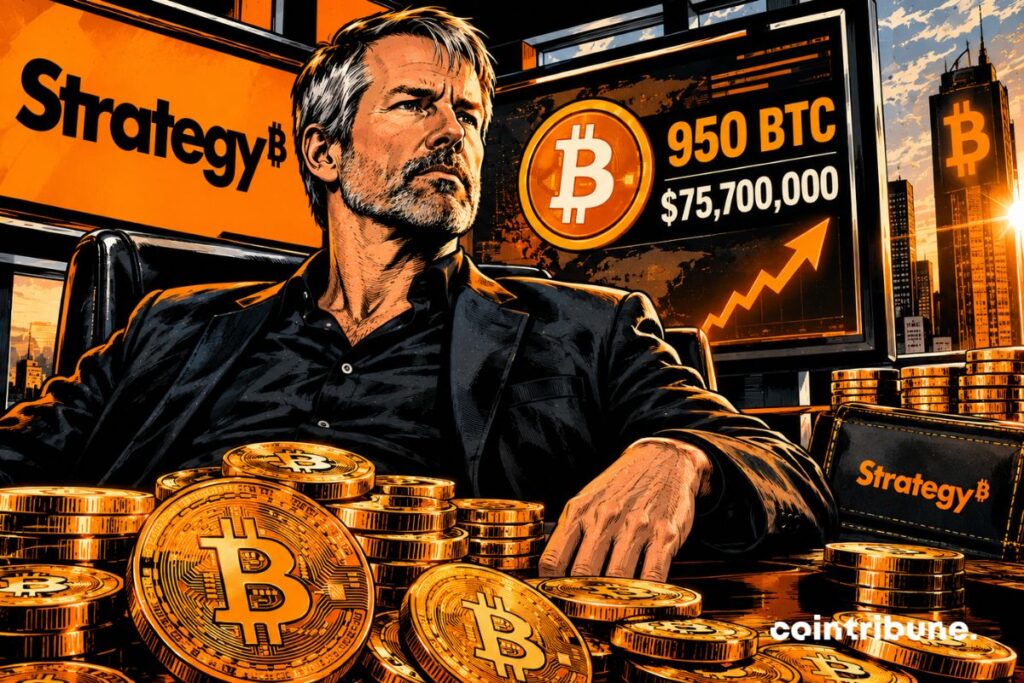 Strategy buys 950 Bitcoins and repurchases 174 million STRC, while Strive follows an almost identical path the same week.