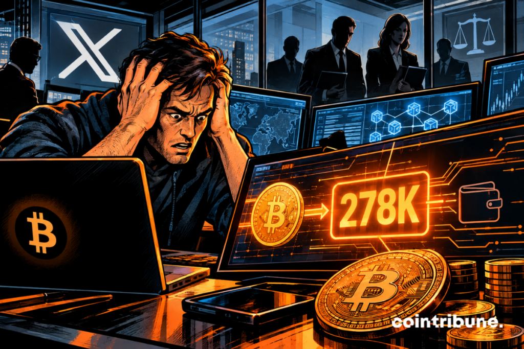 A panicked crypto trader discovers a 278K Bitcoin transaction, while investigators discreetly monitor his suspicious digital activity.