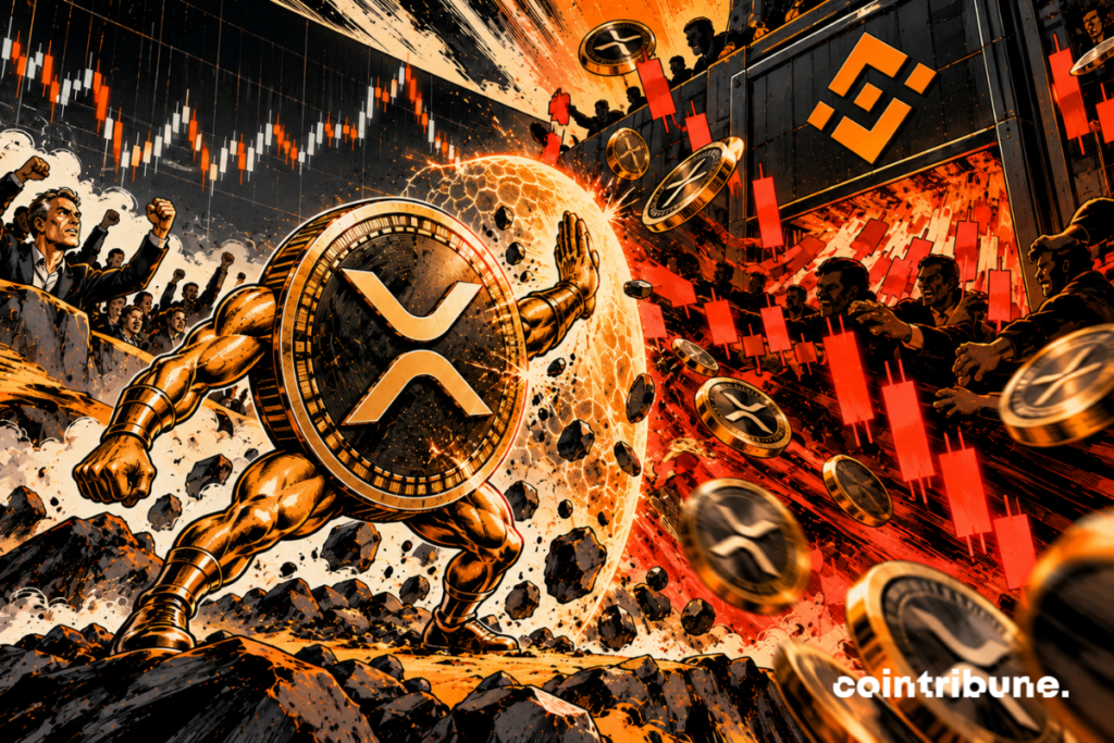 XRP is holding up against selling pressure.