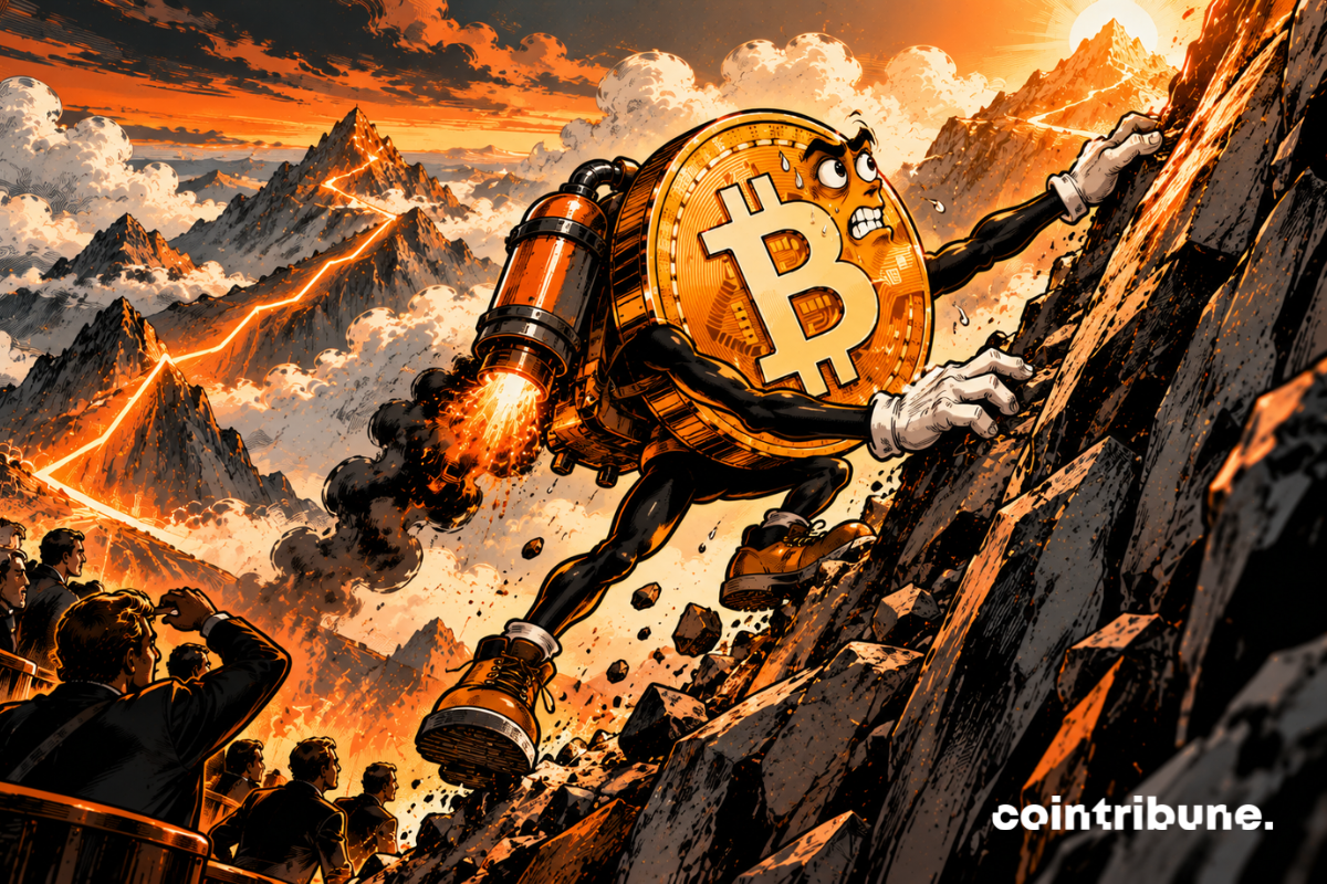 Bitcoin struggles to extend its rise