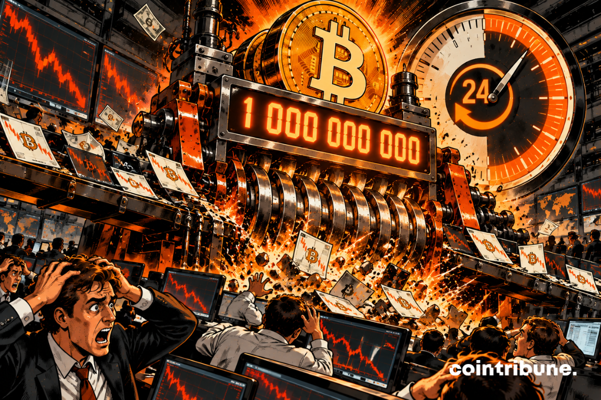 Bitcoin: A billion dollars in positions liquidated in 24 hours