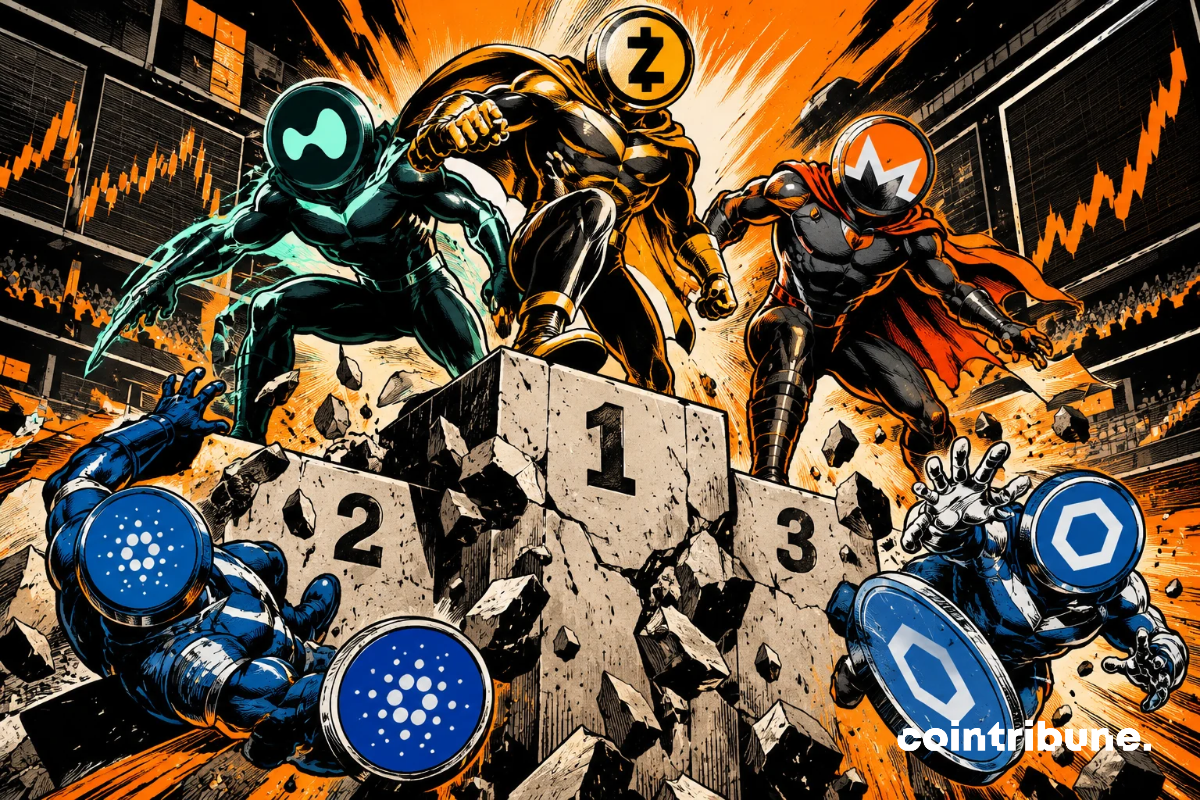 Zcash, Monero and Hyperliquid shake up the top 10 cryptos