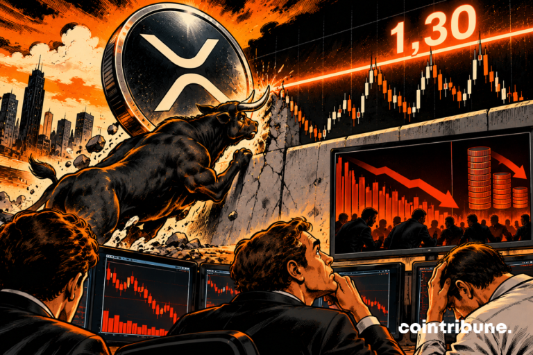 XRP: The price struggles to cross $1.30, futures positions fall