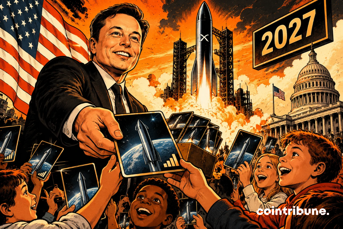Elon Musk promises SpaceX stock to every American child in 2027