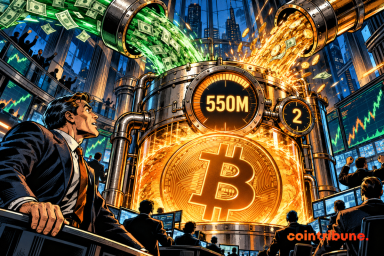 Bitcoin: ETFs attract $550M in just two days