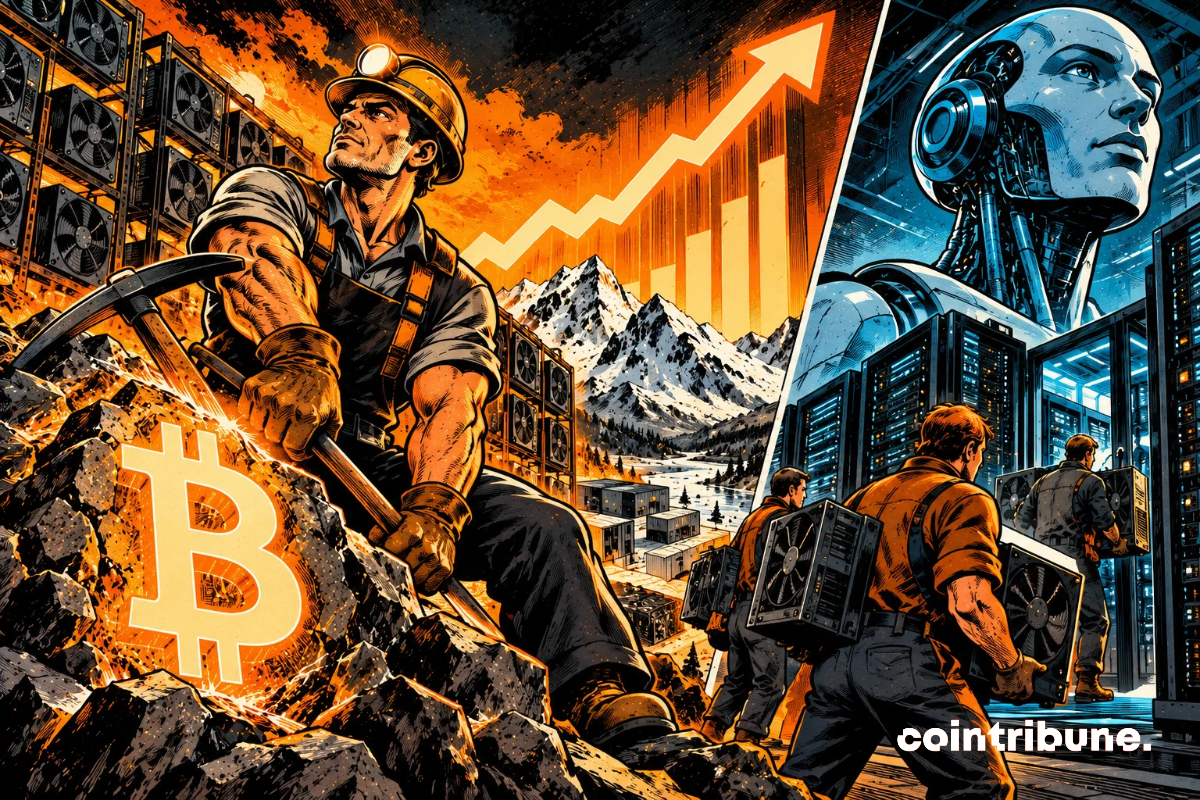 Bitcoin: Computing power rises despite miners' shift towards AI