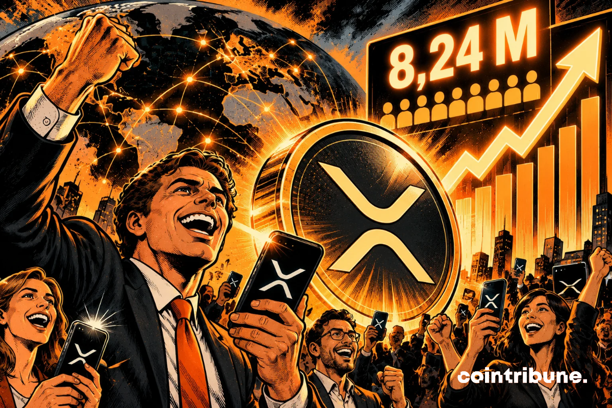 XRP: Wallet count hits record 8.24 million