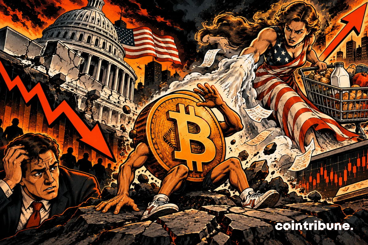 Bitcoin threatened by a fragile US economy and persistent inflation