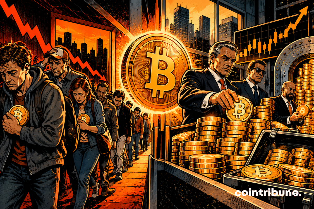 Bitcoin: Small holders leave, big ones buy