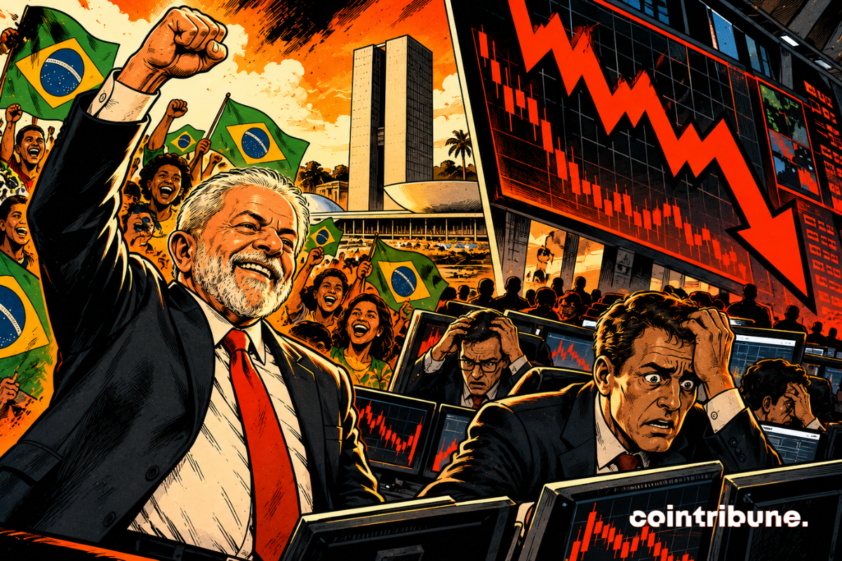 Brazil: Lula's victory causes a historic fall on the stock market