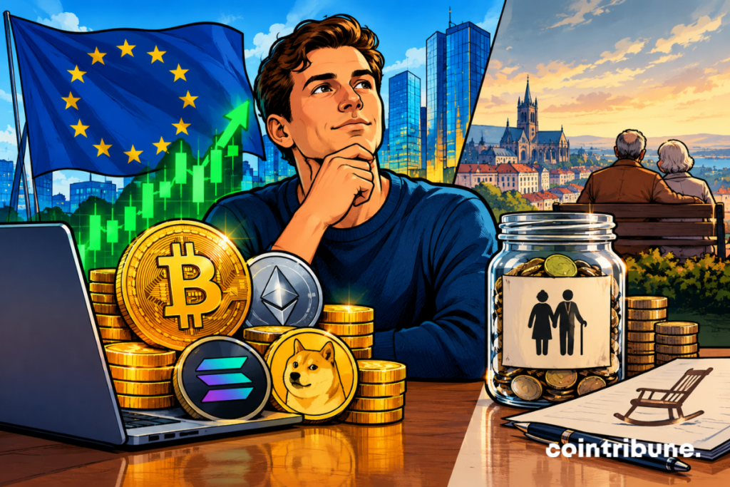 Europeans are comparing crypto investments to retirement savings solutions to build their wealth.
